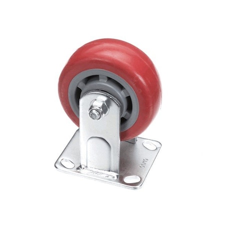 Hobart Caster, 5 Red Rigid 00-960517